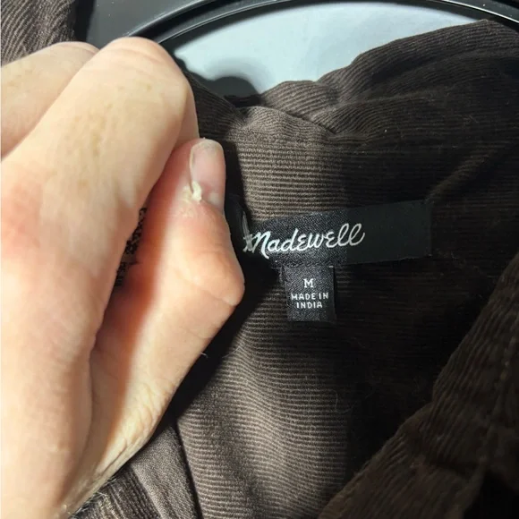 Madewell Brown Midi Shirt Dress - Picture 4 of 6